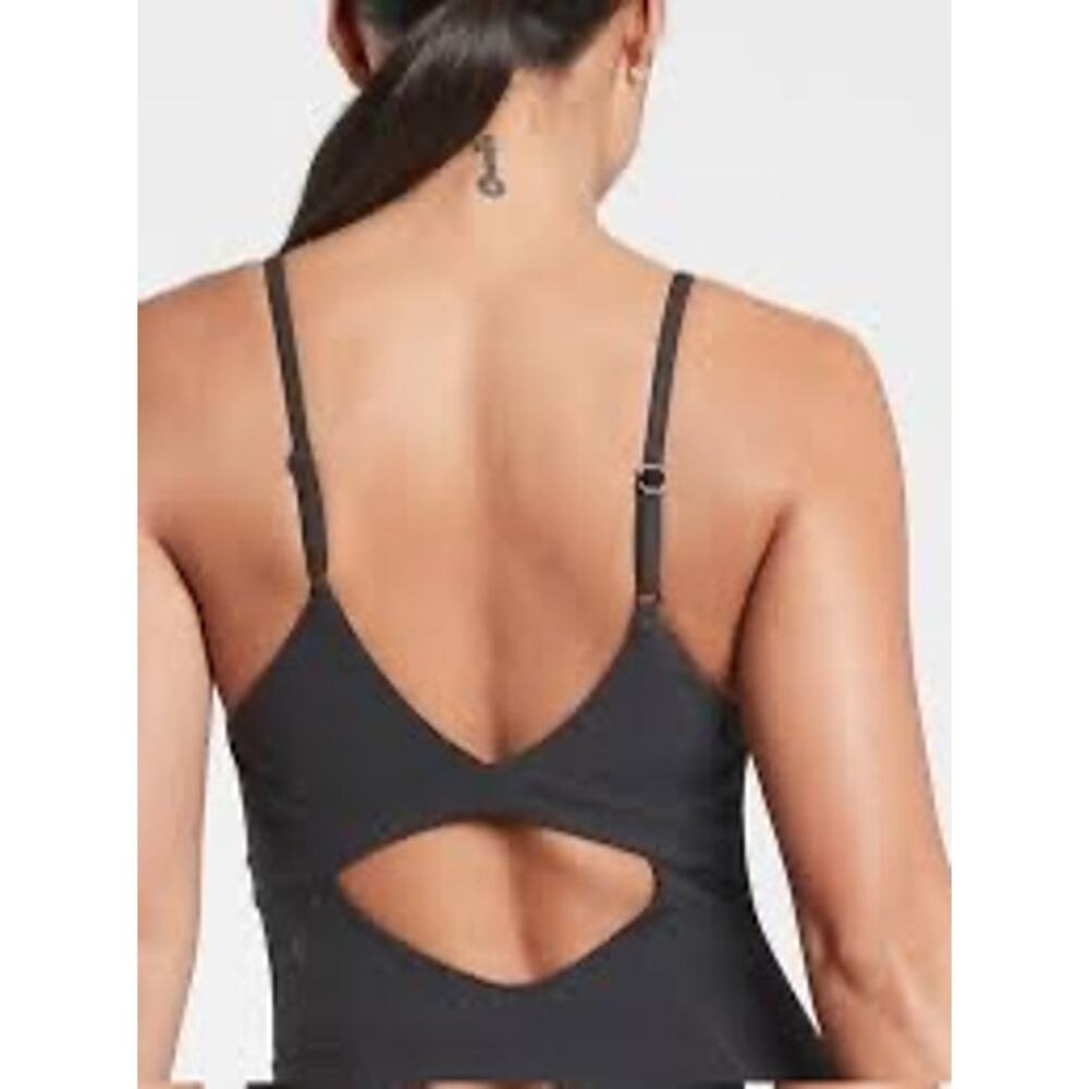 Athleta Ariel Bodysuit Black Size Medium Built In Bra - Picture 9 of 9